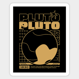 Dwarf Planet Pluto Magnet